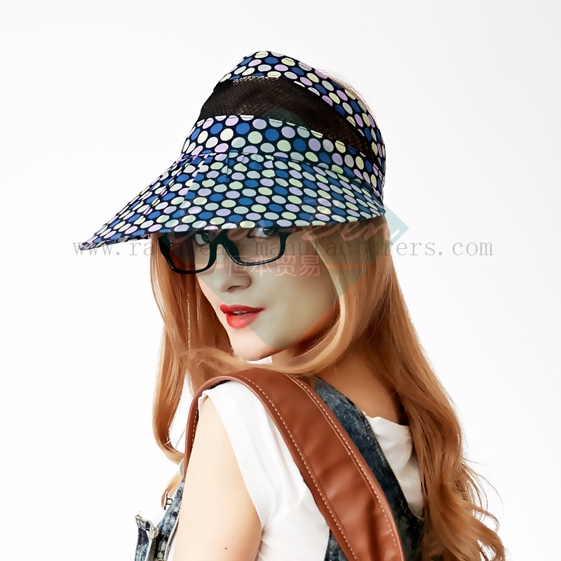 Girls sun hat fashion visor for women1